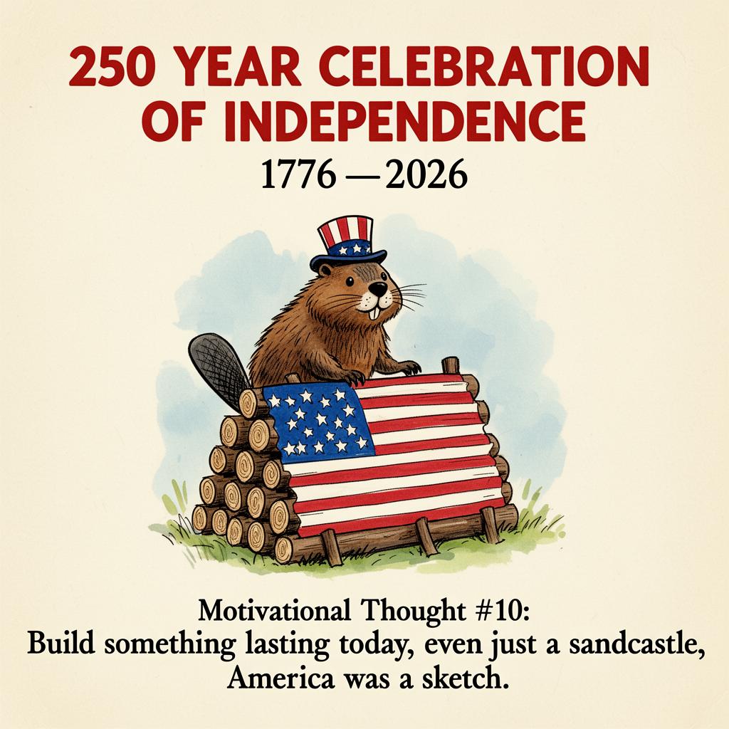 Beaver Building Flag Dam — 250 Years